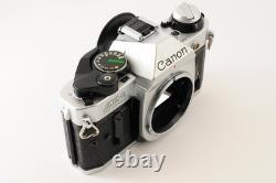 NEAR MINT? Canon AE-1 Program Film Camera + NEW FD NFD 50mm f1.4 Lens From JAPAN