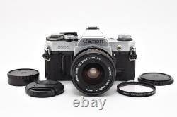 NEAR MINT Canon AE-1 Silver 35mm Film Camera FD 28mm F/2.8 Lens From Japan