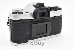 NEAR MINT Canon AE-1 Silver 35mm Film Camera FD 28mm F/2.8 Lens From Japan