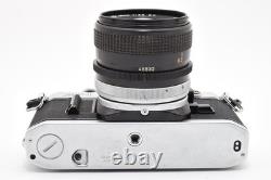NEAR MINT Canon AE-1 Silver 35mm Film Camera FD 28mm F/2.8 Lens From Japan