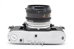 NEAR MINT Canon AE-1 Silver 35mm Film Camera FD 50mm F/1.8 S. C. SC Lens Japan