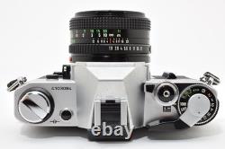NEAR MINT Canon AE-1 Silver 35mm Film Camera New FD NFD 50mm F/1.8 Lens Japan