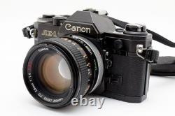 NEAR MINT? Canon AE-1 black Film Camera SLR FD 50mm f/1.4 S. S. C SSC Japan