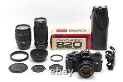NEAR MINT Canon AL-1 SLR Film Camera Black withCanon Zoom Lens Set From Japan