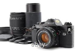 NEAR MINT Canon AL-1 SLR Film Camera Black withCanon Zoom Lens Set From Japan