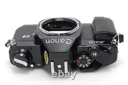 NEAR MINT Canon AL-1 SLR Film Camera Black withCanon Zoom Lens Set From Japan