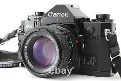 NEAR MINT Canon A-1 35mm SLR Film Camera NFD New FD 50mm F1.4 Lens From JAPAN