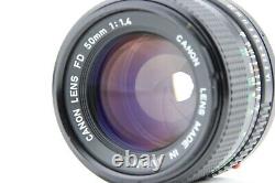NEAR MINT Canon A-1 A1 SLR 35mm Film Camera + NFD NEW FD 50mm f/1.4 Lens