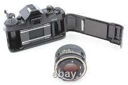 NEAR MINT Canon A-1 Black 35mm Film Camera Body New FD 50mm F1.4 Lens JAPAN