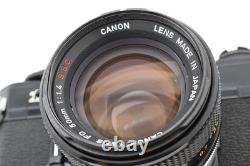 NEAR MINT? Canon EF SLR 35mm Film Camera FD 50mm F1.4 S. S. C. SSC Lens Japan