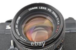 NEAR MINT? Canon EF SLR 35mm Film Camera FD 50mm F1.4 S. S. C. SSC Lens Japan