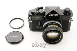 NEAR MINT Canon F-1 Late Film Camera FD 50mm F1.4 S. S. C. SSC Lens From JAPAN