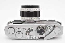 NEAR MINT Canon Model 7 50mm f1.4 Lens Rangefinder Film Camera From Japan