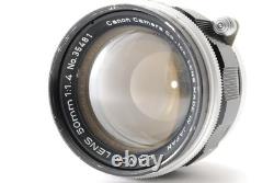 NEAR MINT Canon Model 7 Rangefinder 50mm F1.4 Lens 35mm Film Camera JAPAN