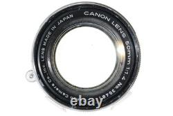 NEAR MINT Canon Model 7 Rangefinder 50mm F1.4 Lens 35mm Film Camera JAPAN