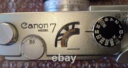 NEAR MINT Canon Model 7 Rangefinder 50mm F1.4 Lens 35mm Film Camera JAPAN