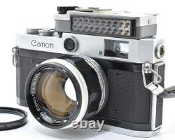 NEAR MINT- Canon P Rangefinder 35mm Film Camera 50mm f1.4 L39 LTM Lens Japan