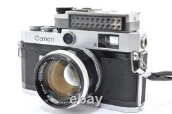 NEAR MINT- Canon P Rangefinder 35mm Film Camera 50mm f1.4 L39 LTM Lens Japan