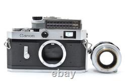 NEAR MINT- Canon P Rangefinder 35mm Film Camera 50mm f1.4 L39 LTM Lens Japan