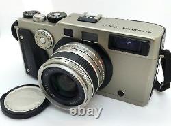 NEAR MINT Fujifilm TX-1 Rangefinder Film Camera + 45mm F4 lens from JAPAN