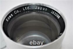 NEAR MINT KOWA Super 66 6X6 Medium Format Film Camera Black with150mm F3.5 Lens