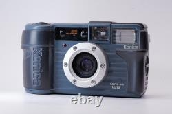 NEAR MINT? Konica Genbakantoku Lens 28 WB Compact 35mm Film Camera From JAPAN