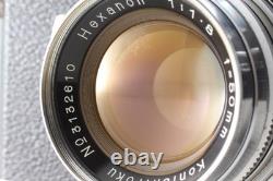 NEAR MINT? Konica IIIA Rangefinder 35mm Film Camera 50mm f/1.8 Lens From JAPAN