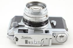NEAR MINT? Konica IIIA Rangefinder 35mm Film Camera 50mm f/1.8 Lens From JAPAN