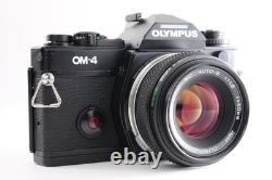 NEAR MINT LENS Olympus OM-4 35mm SLR Film Camera + Zuiko Auto-S 50mm f/1.8 JPN