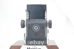 NEAR MINT- MAMIYA C220 Pro Film Camera + 80mm f/2.8 Blue Dot Lens from JAPAN