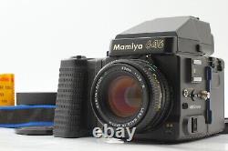 NEAR MINT? Mamiya M645 Super Film Camera AE Finer Grip Sekor C 80mm f2.8 N Lens