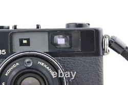 NEAR MINT, Meter Works KONICA C35 Black 38mm f/2.8 Lens Film Camera