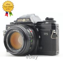 NEAR MINT? Minolta New X-700 Black Film Camera MD 50mm F/1.4 Lens From