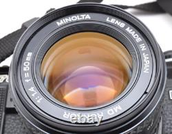 NEAR MINT? Minolta New X-700 Black Film Camera MD 50mm F/1.4 Lens From JAPAN