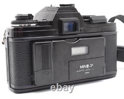 NEAR MINT? Minolta New X-700 Black Film Camera MD 50mm F/1.4 Lens From JAPAN