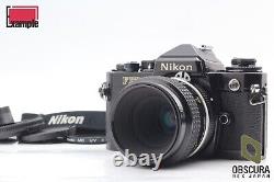 NEAR MINT- Nikon FE2 Black 35mm SLR Film Camera 55mm f/3.5 Ai Lens from JAPAN
