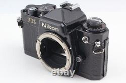 NEAR MINT- Nikon FE2 Black 35mm SLR Film Camera 55mm f/3.5 Ai Lens from JAPAN
