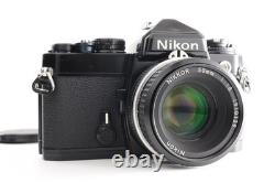NEAR MINT- Nikon FE Black 35mm SLR Film Camera + Ai 50mm f/1.8 Lens From JPN