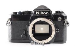 NEAR MINT- Nikon FE Black 35mm SLR Film Camera + Ai 50mm f/1.8 Lens From JPN