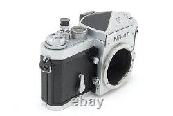 NEAR MINT Nikon F 35mm SLR Film Camera Silver Non Ai 50mm f1.4 Lens JAPAN