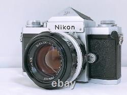 NEAR MINT? Nikon New F Apollo + 50mm f/1.4 Lens 35mm Film Camera Japan #157