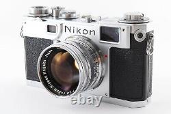 NEAR MINT? Nikon S2 Rangefinder Film Camera Nikkor S C 5cm 50mm f/1.4 Japan