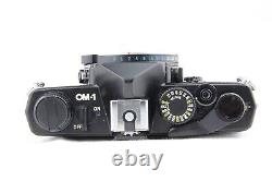 NEAR MINT OLYMPUS OM-1 35mm SLR Film Camera + G. ZUIKO Auto-S 50mm f1.4 Lens