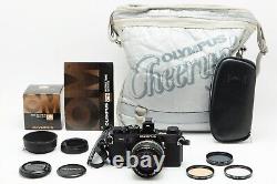 NEAR MINT? Olympus OM-2N SLR Black Film Camera Zuiko MC 50mm F1.4 Lens JAPAN