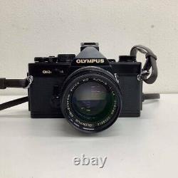 NEAR MINT? Olympus OM-2N SLR Black Film Camera Zuiko MC 50mm F1.4 Lens JAPAN