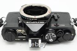 NEAR MINT? Olympus OM-2N SLR Black Film Camera Zuiko MC 50mm F1.4 Lens JAPAN