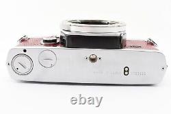 NEAR MINT? Olympus OM-2 N red 35mm SLR Film Camera with 50 mm lens Kit L-6