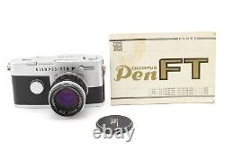 NEAR MINT Olympus Pen FT 35mm Half Frame Film Camera 40mm F1.4 Lens From JAPAN