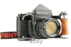 NEAR MINT PENTAX 67 TTL Late Model 6x7 + SMC T 105mm Lens + Grip from JAPAN