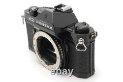 NEAR MINT Pentax K2 Black 35mm SLR Film Camera XR f/2.0 50mm LENS From JAPAN